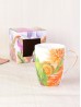 Floral Print Mug Cup Set (4ps) With Gift Box 350ml (12oz)